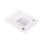 Pb Polyprop Bags Warning Notice Resealable Flap